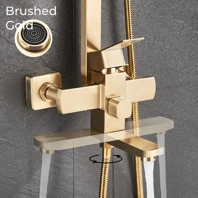 NordicRain Doucheset - Regendouche Handdouche Modern | Ymonde