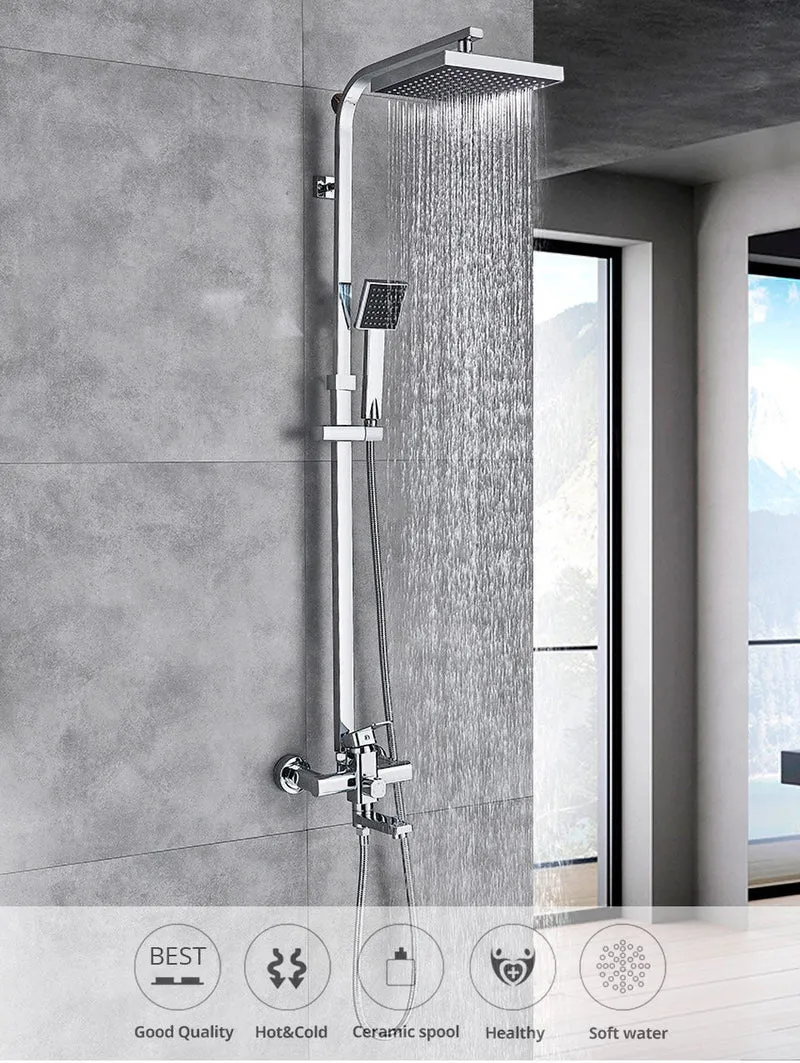 NordicRain Doucheset - Regendouche Handdouche Modern | Ymonde