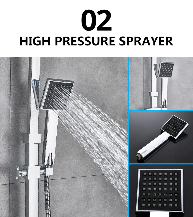 NordicRain Doucheset - Regendouche Handdouche Modern | Ymonde