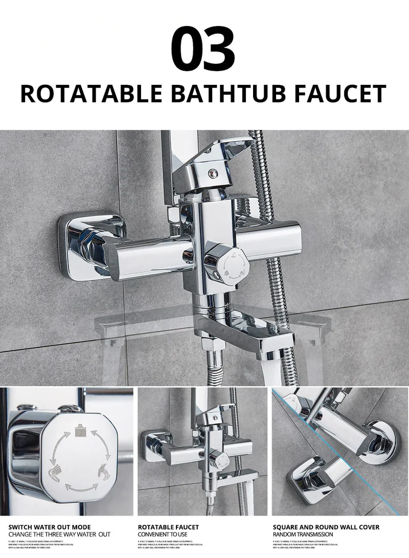 NordicRain Doucheset - Regendouche Handdouche Modern | Ymonde