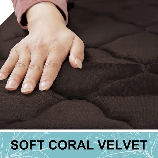 Chestnut Comfort Badmat - Traagschuim Microvezel 40x60 | Ymonde