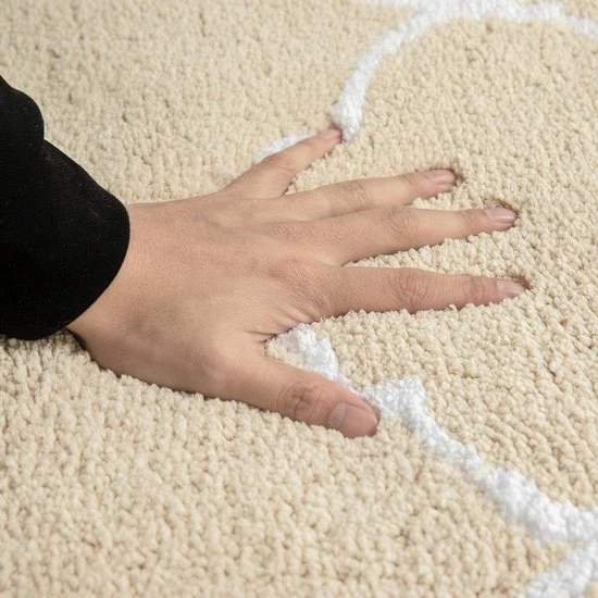 Sahara Luxe Badmat - Antislip Microvezel 50x80 Beige | Ymonde