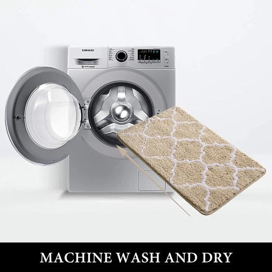 Sahara Luxe Badmat - Antislip Microvezel 50x80 Beige | Ymonde