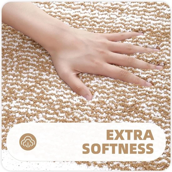 Badmat 60×90 cm Bruin – Zacht, Antislip & Sneldrogend | Ymonde®