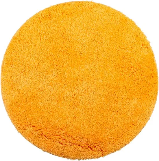 Ronde Badmat Ø60 cm - Honinggeel Antislip & Zacht | Ymonde®