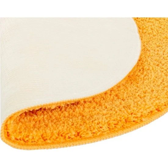 Ronde Badmat Ø60 cm - Honinggeel Antislip & Zacht | Ymonde®