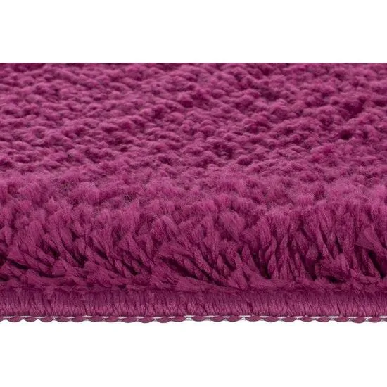 Badmat 70×80 cm Pruimpaars Hartje – Absorberend & Antislip | Ymonde®