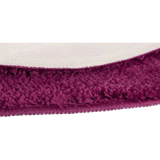 Badmat 70×80 cm Pruimpaars Hartje – Absorberend & Antislip | Ymonde®