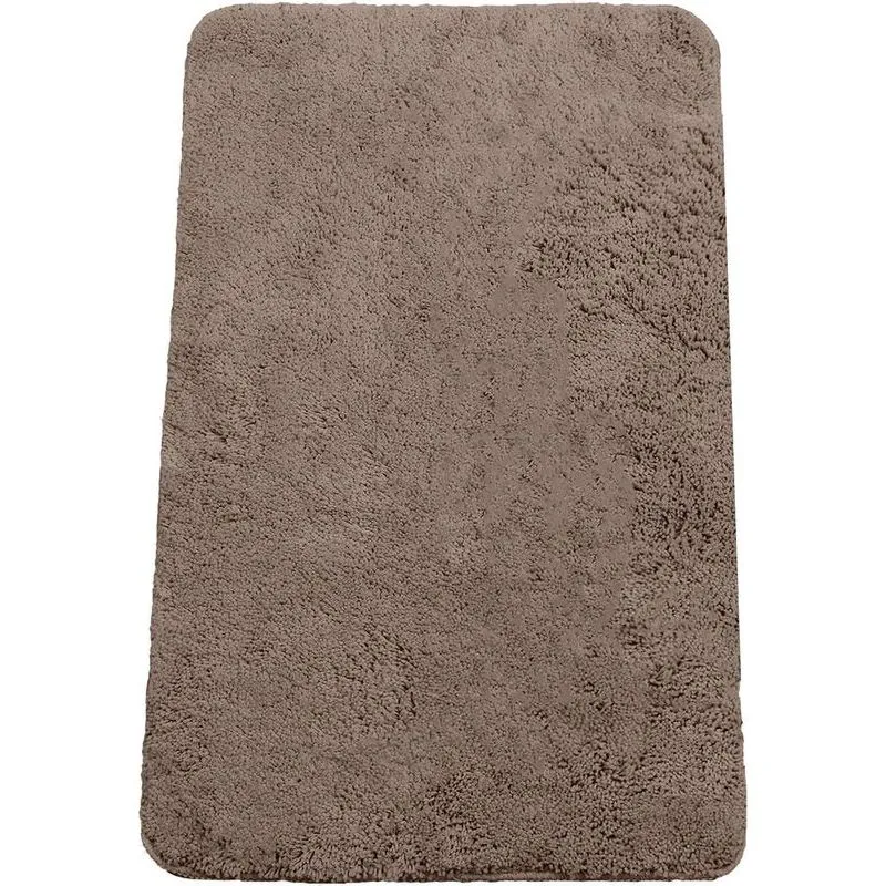 GrandLuxe Grote Taupe Badmat 70×120 cm – Antislip & Zacht | Ymonde®
