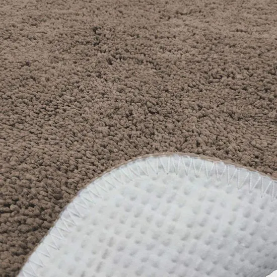 GrandLuxe Grote Taupe Badmat 70×120 cm – Antislip & Zacht | Ymonde®