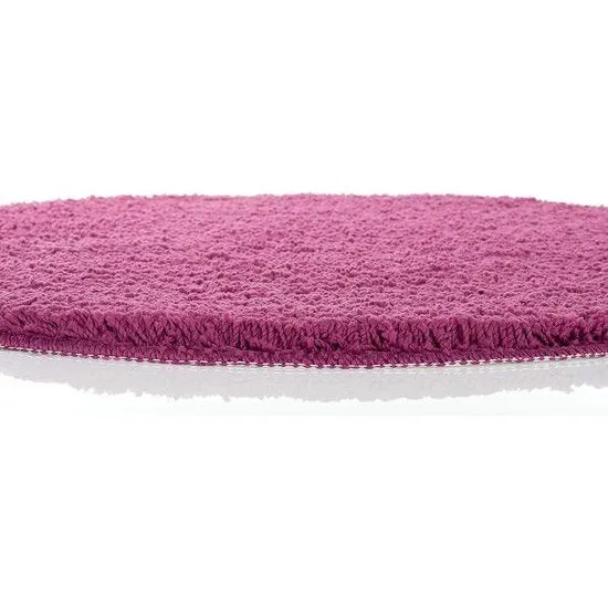 Ronde Badmat Ø60 cm Frambooskleurig – Paars Antislip & Zacht | Ymonde®
