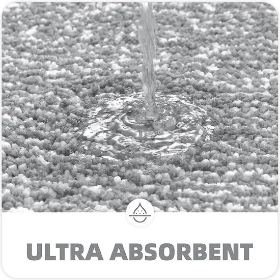 SoftNest Badmat 50x75 cm - Antislip Microvezel Badkamertapijt | Ymonde