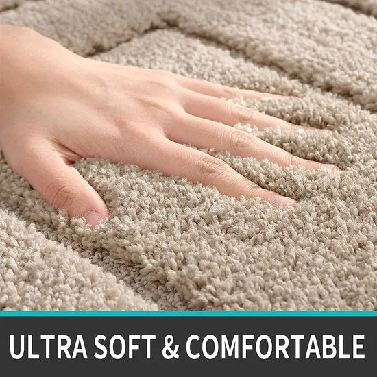 CloudComfort Badmat Beige 40×60 cm – Ultra‑Zacht & Antislip