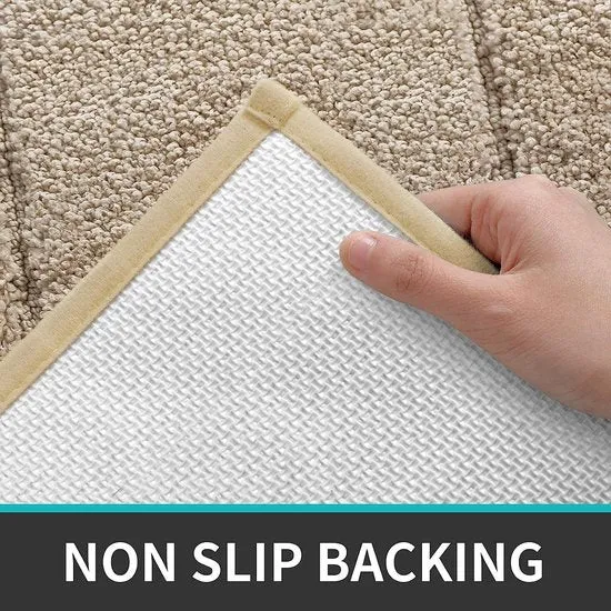 CloudComfort Badmat Beige 40×60 cm – Ultra‑Zacht & Antislip