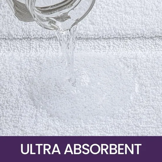 DryNest Badmat 60x110 cm - Witte Antislip Microvezel Badkamertapijt | Ymonde