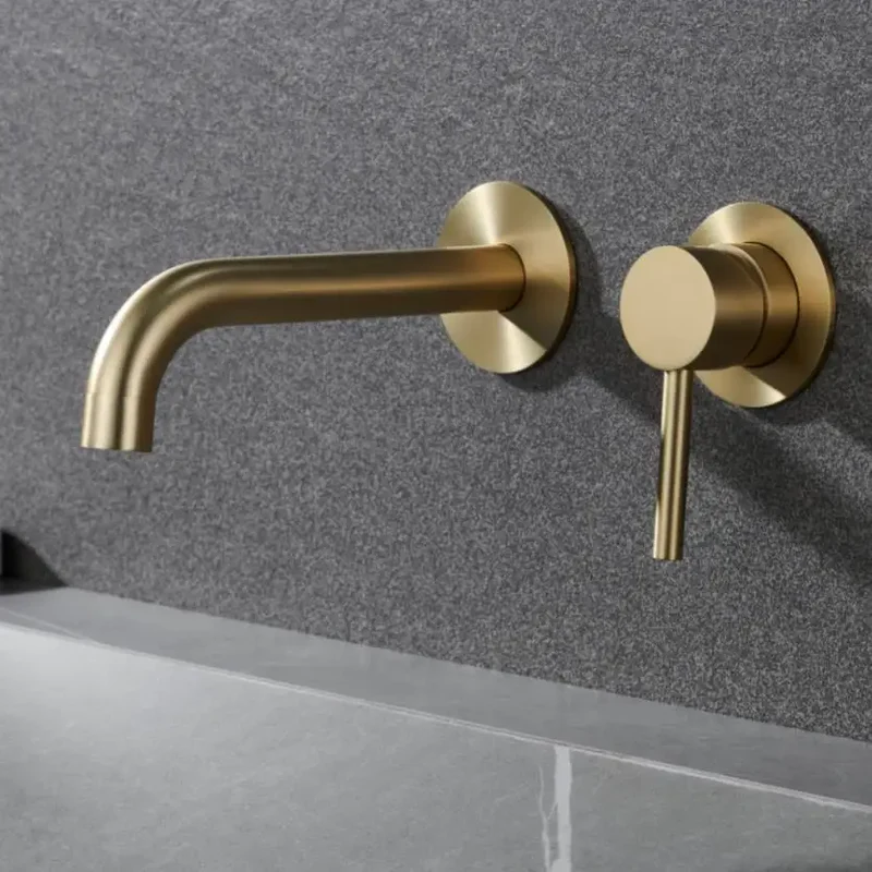 Luxe RVS Inbouw Wandmengkraan - Warm En Koud Water Badkamerkraan | Ymonde