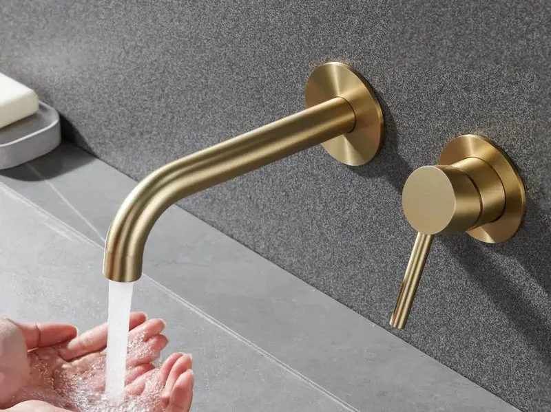 Luxe RVS Inbouw Wandmengkraan - Warm En Koud Water Badkamerkraan | Ymonde
