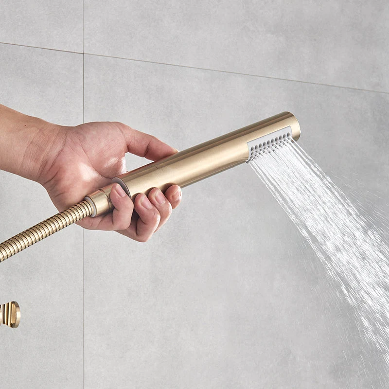 Inbouw Regendouche Set Met Handdouche Messing Douchekraan Geborsteld Goud | Ymonde