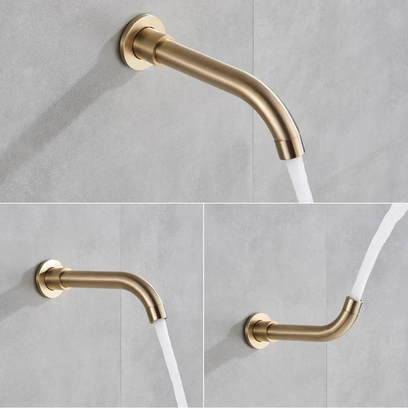 Inbouw Regendouche Set Met Handdouche Messing Douchekraan Geborsteld Goud | Ymonde