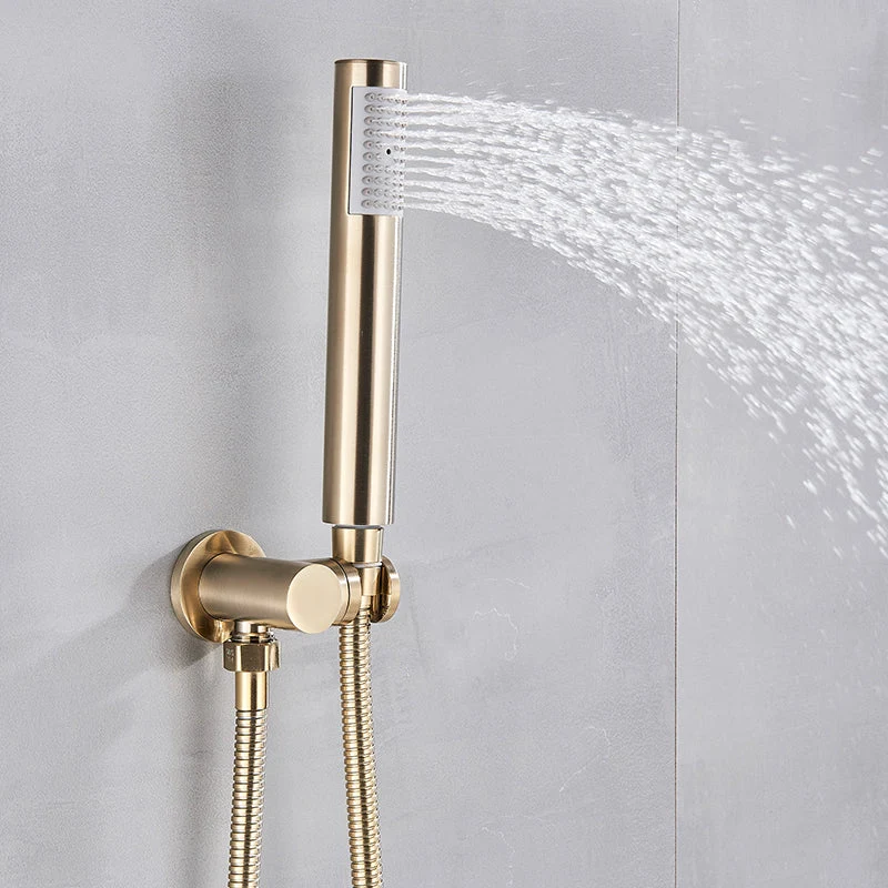 Inbouw Regendouche Set Met Handdouche Messing Douchekraan Geborsteld Goud | Ymonde
