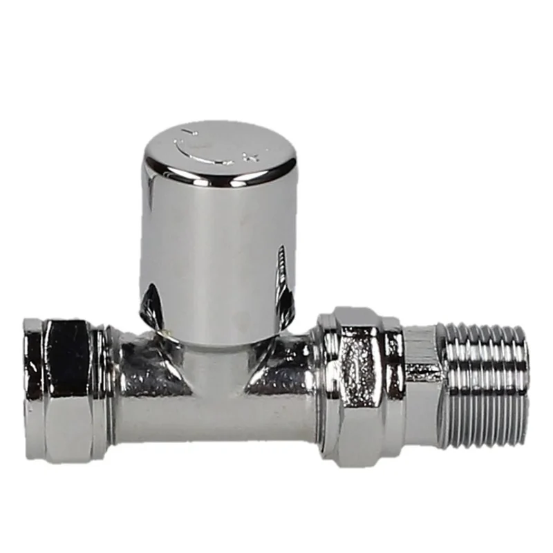 Evolve LP 15mm Chrome Straight Wheel Head Valve