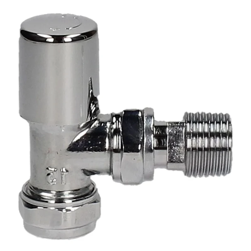 Evolve LP 15mm Chrome Angled Wheel Head Valve