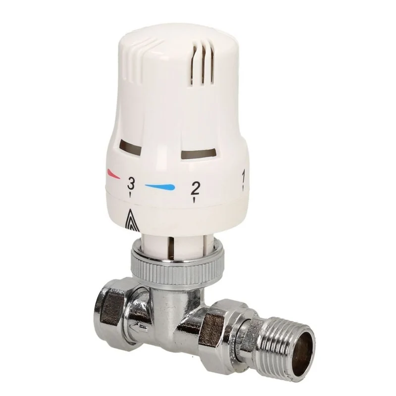 Evolve Contract 15 mm Straight Chrome/White TRV