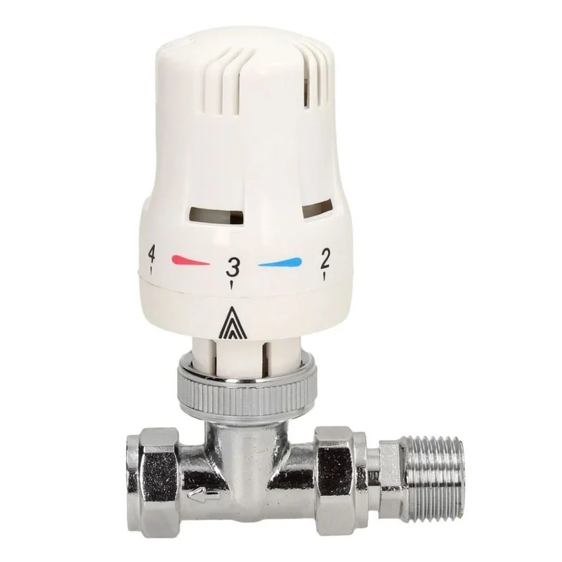 Evolve Contract 15 mm Straight Chrome/White TRV