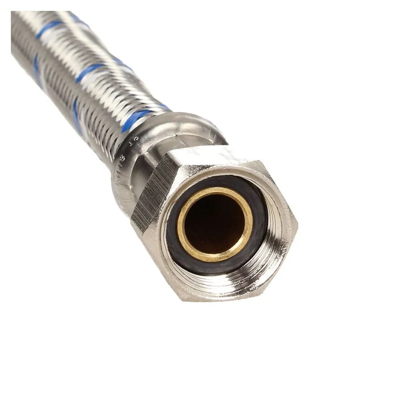 Think-A-Flex Push-fit 15 mm X 1/2" Flexible Tap Connector c/w ISO