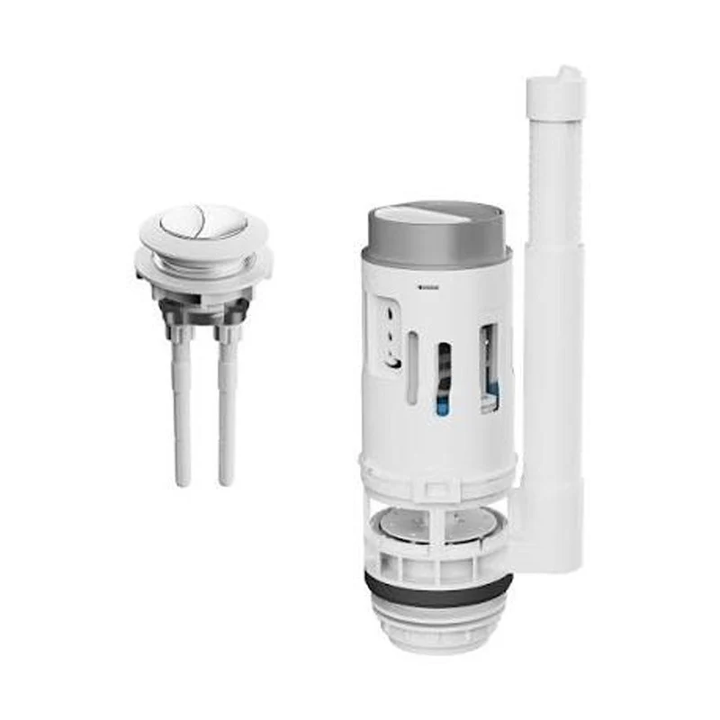 FlushDaddy Long Life Top Press Dual Flush Valve c/w 2" Outlet