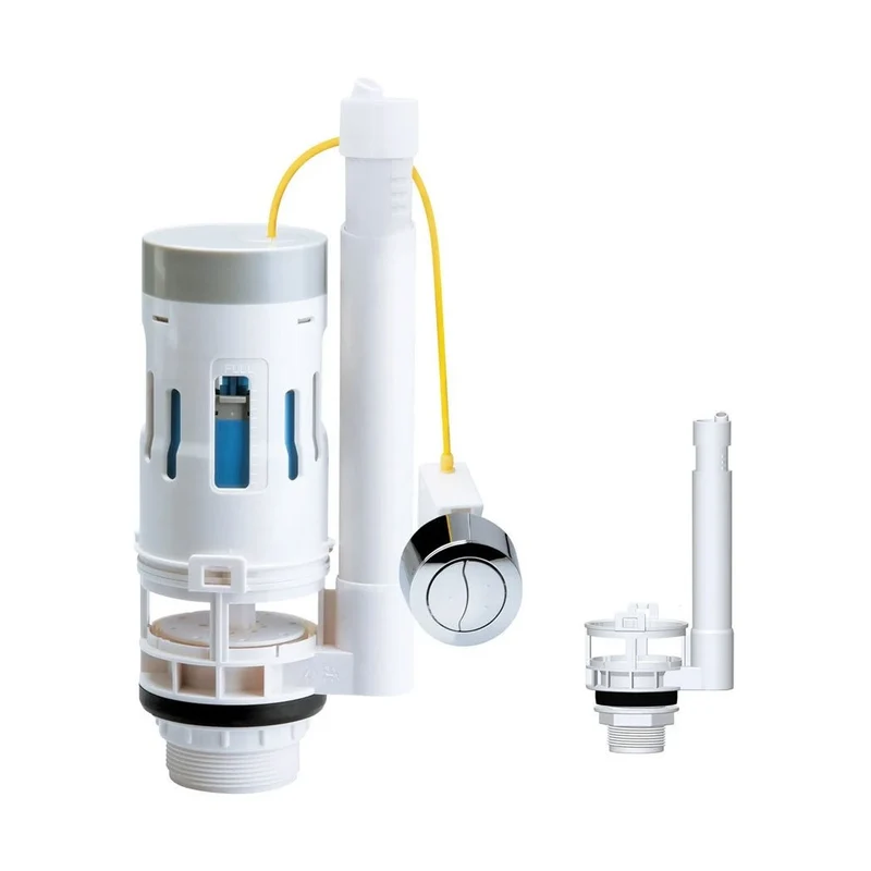 FlushDaddy Long Life Push Button Dual Flush Valve c/w 1.1/2" and 2" Outlet