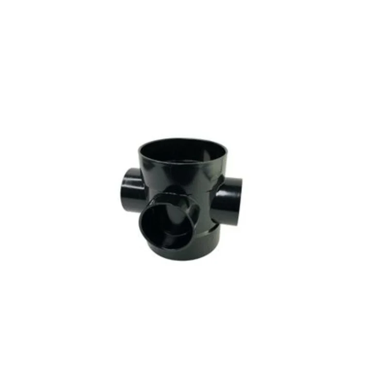 Davant 110mm x 63mm Solvent Weld Black Soil Double Socket Short Boss Pipe Connector