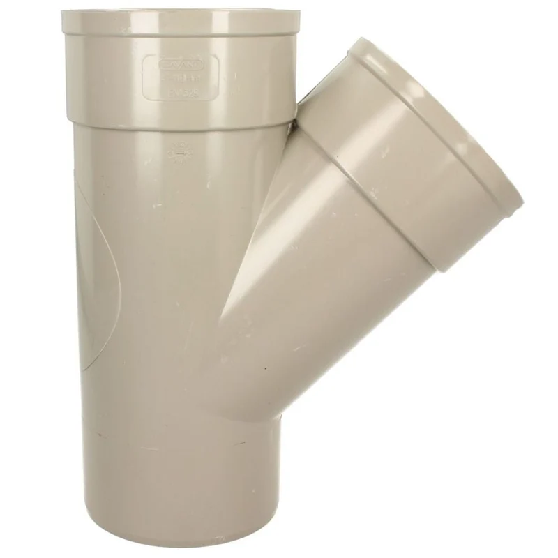 Davant 110mm Solvent Weld Soil 135 Degree Double Socket Branch Tee
