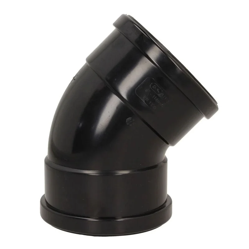 Davant 110mm Ring Seal Push-Fit Soil 135 Degree Single Socket Bend