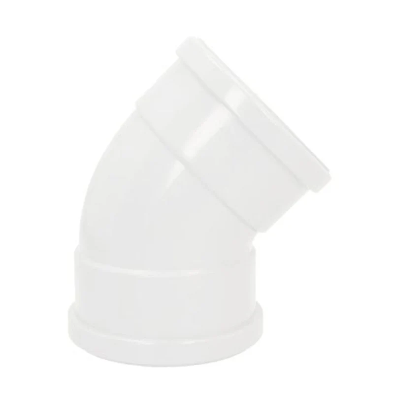 Davant 110mm Ring Seal Push-Fit Soil 135 Degree Single Socket Bend