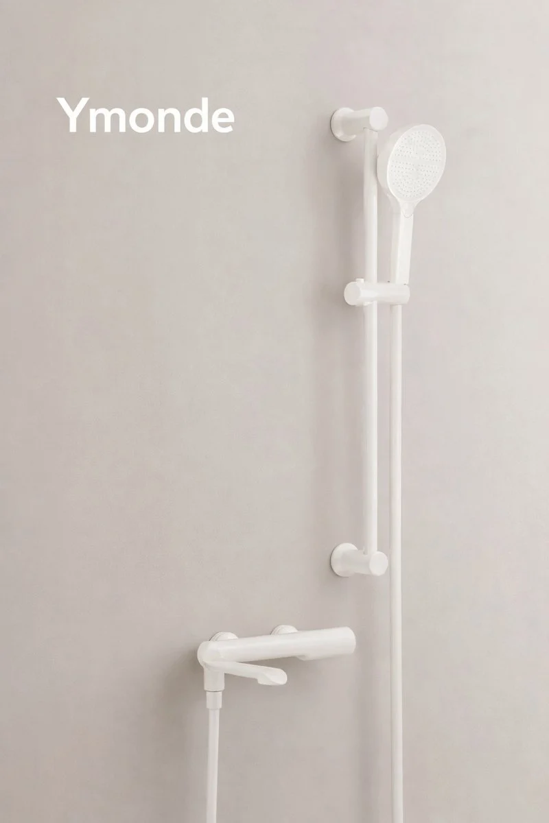 Creamflow Doucheset – Modern Crème Wit Design | Ymonde ©