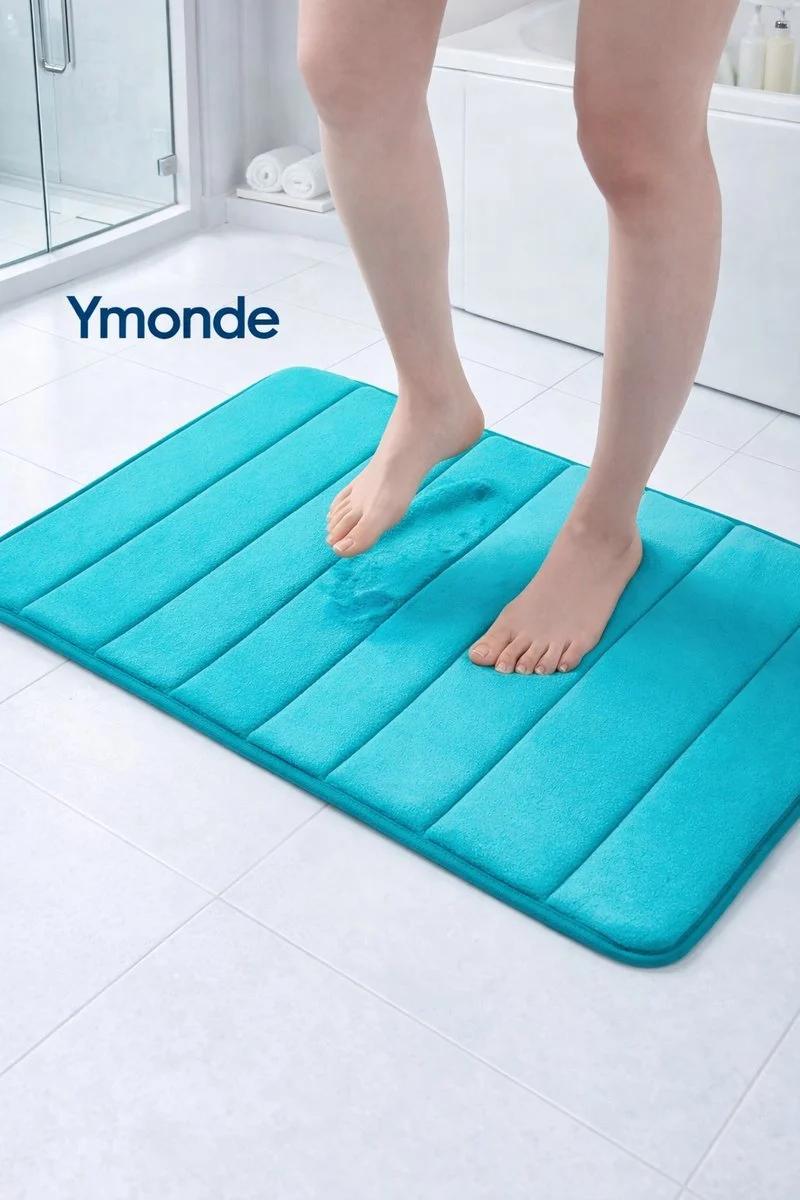 Oceana badmat – Turquoise Anti‑Slip & Moderne Douchemat | Ymonde ©