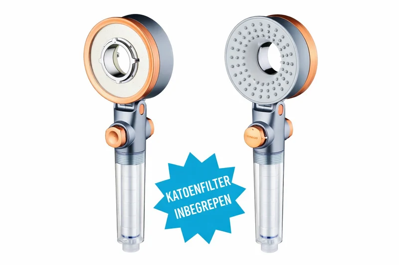 Spa-shower douchekop – Versterkte Stralen & Filtercomfort | Ymonde ©