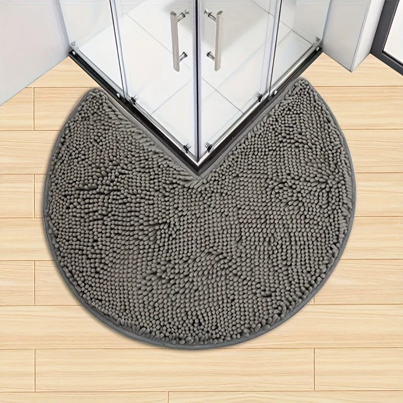 Ronde Chenille Badmat – Ultra Zacht & Sneldrogend Antislip | Ymonde ©