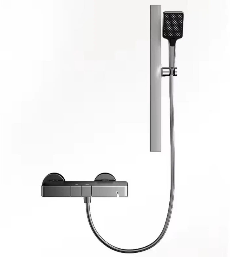 Rechthoekige Chrome Regendouchekop – Modern & Luxe Design | Ymonde ©