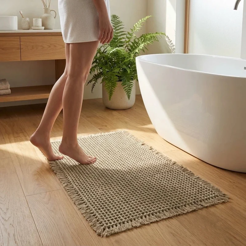Ymonde Badmat – Ultra Absorberend & Snel Droog voor Dagelijks Gebruik