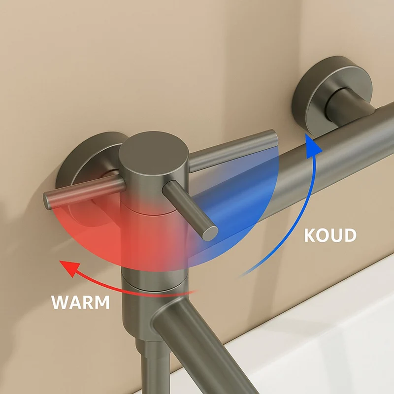 Hogedruk Doucheset – Energiezuinige Handdouche – Krachtige Waterstraal – Chroom