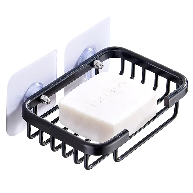 Porte savon mural aluminium avec grille