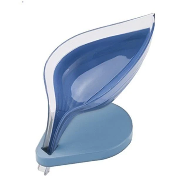 Porte savon transparent avec écoulement