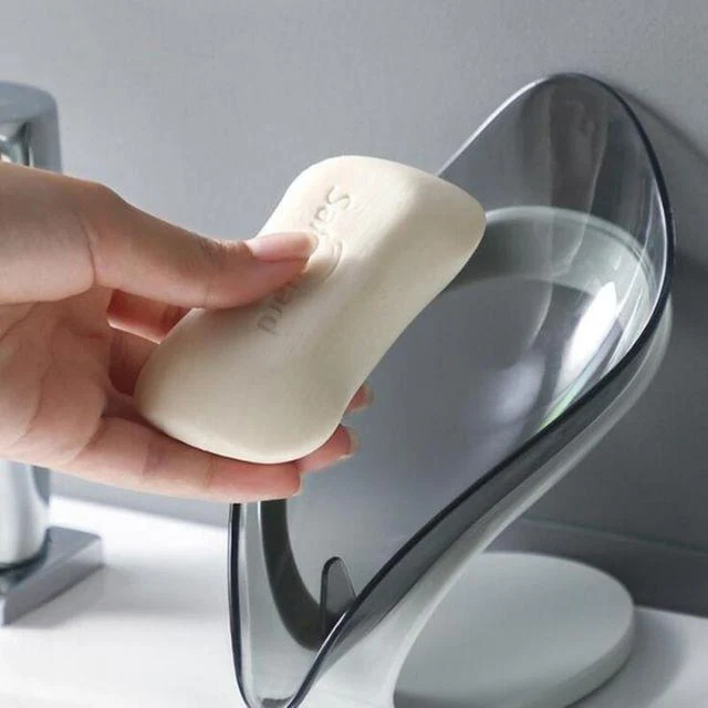 Porte savon feuille antidérapant pour évier