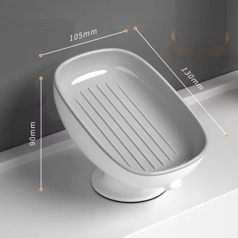 Porte savon sur pied avec drainage pour évier