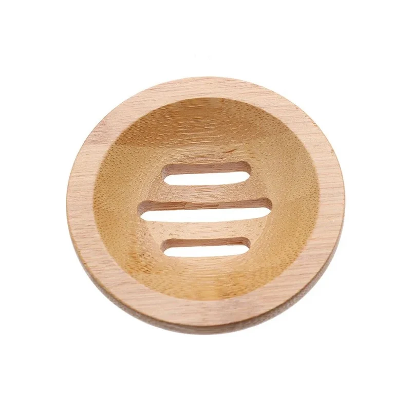 Porte savon bambou rond