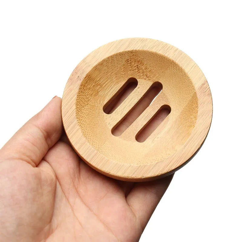 Porte savon bambou rond