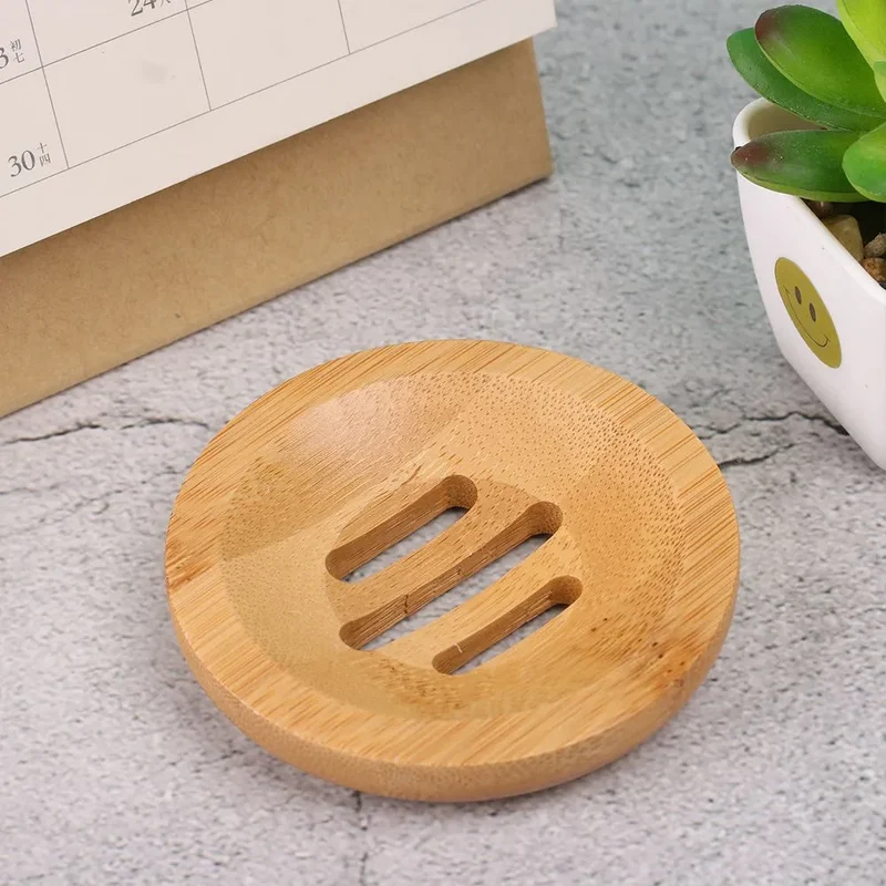 Porte savon bambou rond