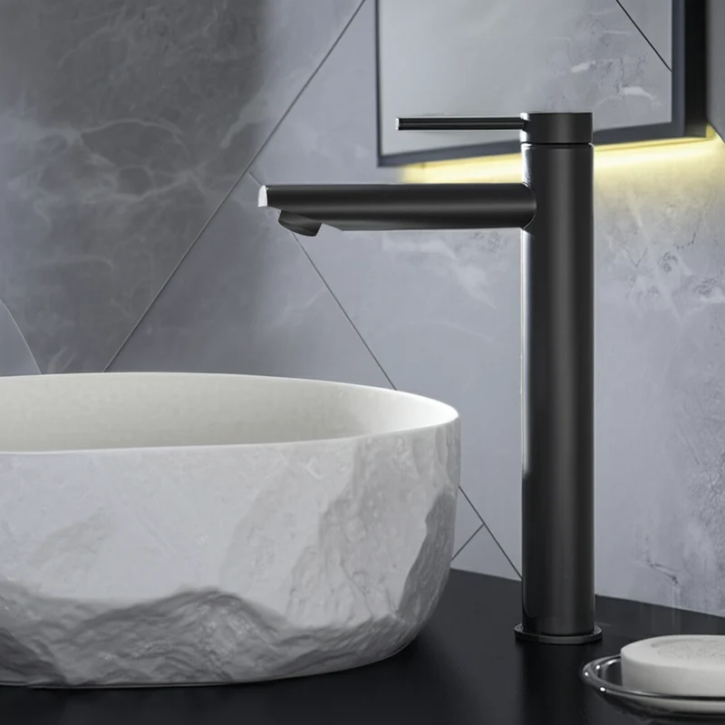 Robinet de lavabo haut en inox - Série Vega BK